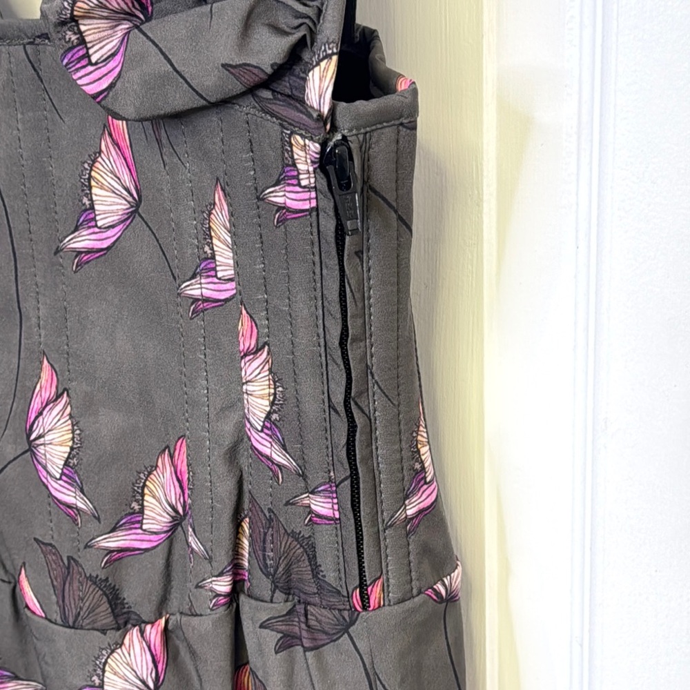 Corset Story NWOT Gray Strapless A-line Corset Dress - Picture 13 of 15